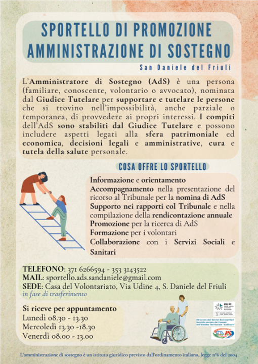 Immagine dell'articolo: Sportello di Promozione AdS a San Daniele del Friuli
